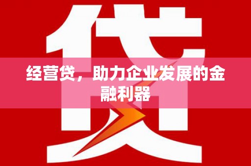 张家港经营贷，助力企业发展的金融利器