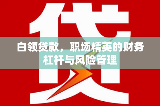 张家港白领贷款，职场精英的财务杠杆与风险管理