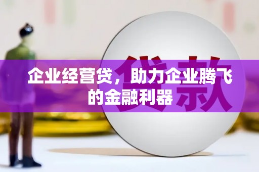 张家港企业经营贷，助力企业腾飞的金融利器