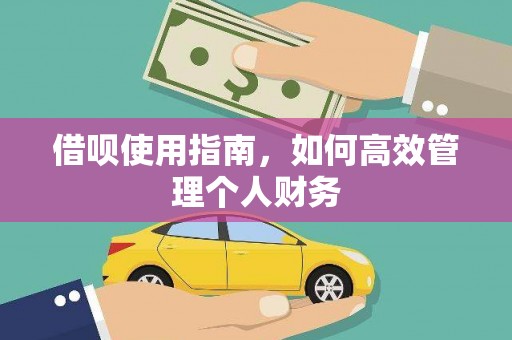 张家港借呗使用指南，如何高效管理个人财务