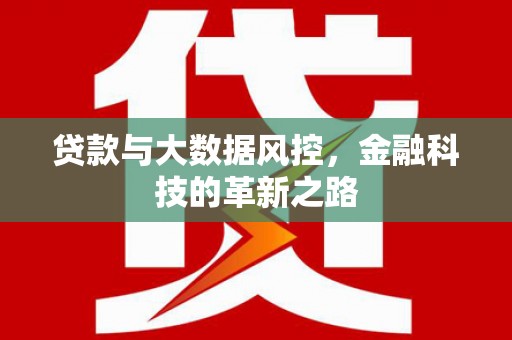 张家港贷款与大数据风控，金融科技的革新之路