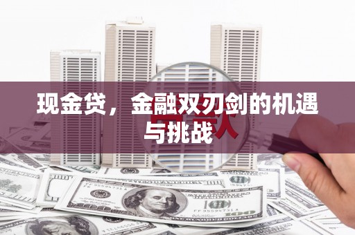 张家港现金贷，金融双刃剑的机遇与挑战