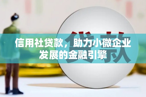 张家港信用社贷款，助力小微企业发展的金融引擎