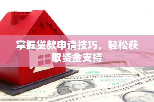 张家港掌握贷款申请技巧，轻松获取资金支持