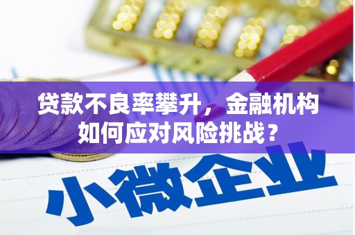 张家港贷款不良率攀升，金融机构如何应对风险挑战？