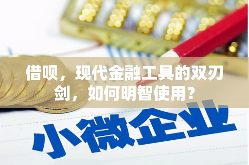 张家港借呗，现代金融工具的双刃剑，如何明智使用？