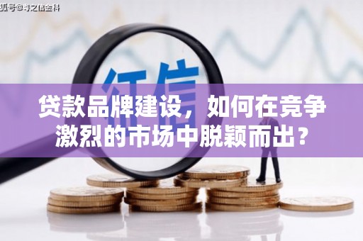 张家港贷款品牌建设，如何在竞争激烈的市场中脱颖而出？