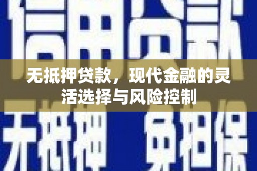 张家港无抵押贷款，现代金融的灵活选择与风险控制