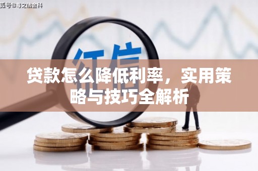 张家港贷款怎么降低利率，实用策略与技巧全解析