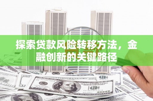 张家港探索贷款风险转移方法，金融创新的关键路径