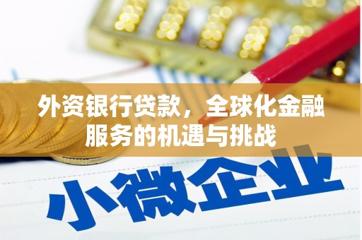 张家港外资银行贷款，全球化金融服务的机遇与挑战