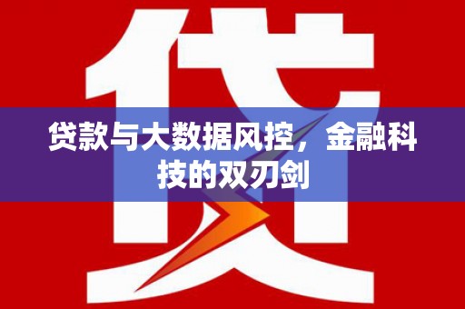 张家港贷款与大数据风控，金融科技的双刃剑