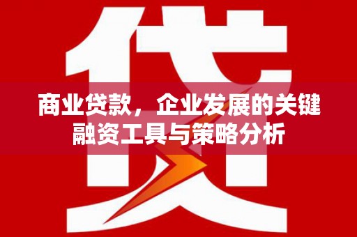 张家港商业贷款，企业发展的关键融资工具与策略分析