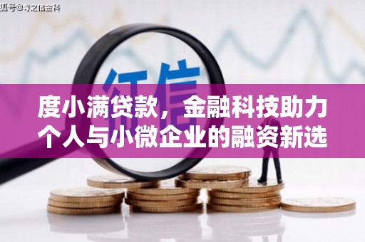 张家港度小满贷款，金融科技助力个人与小微企业的融资新选择