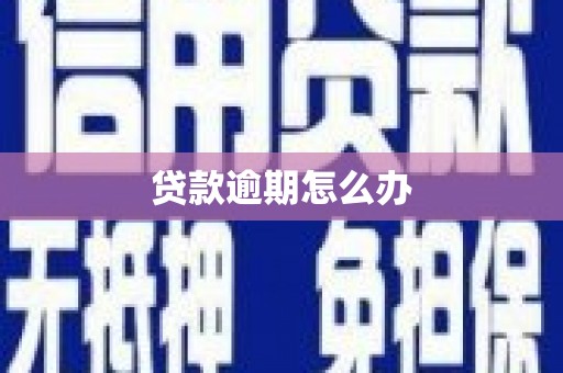 张家港贷款逾期怎么办