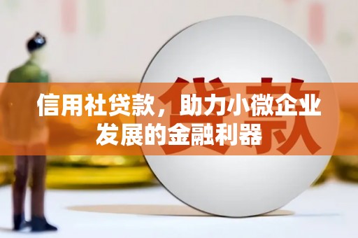 张家港信用社贷款，助力小微企业发展的金融利器