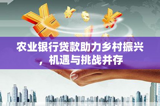 张家港农业银行贷款助力乡村振兴，机遇与挑战并存