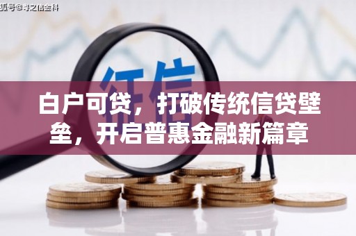 张家港白户可贷，打破传统信贷壁垒，开启普惠金融新篇章