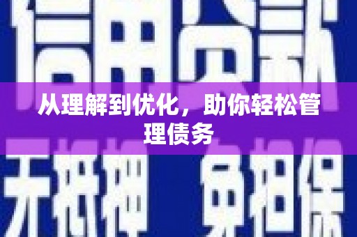 张家港从理解到优化，助你轻松管理债务