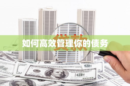 张家港如何高效管理你的债务