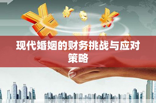 张家港现代婚姻的财务挑战与应对策略