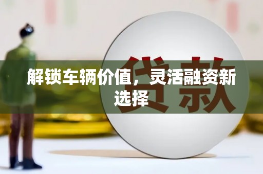 张家港解锁车辆价值，灵活融资新选择