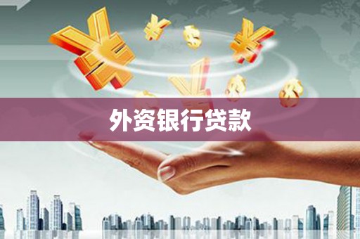 张家港外资银行贷款