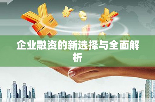 张家港企业融资的新选择与全面解析