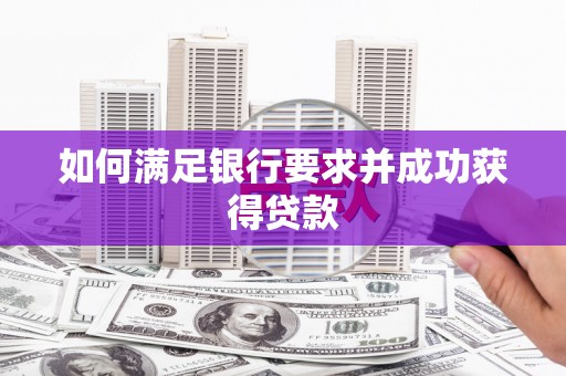 张家港如何满足银行要求并成功获得贷款
